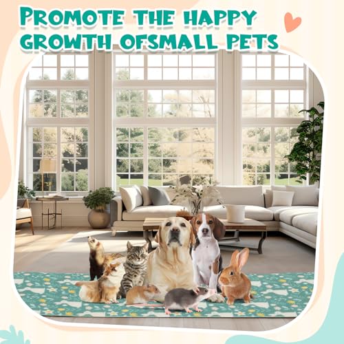 Rabbit Scratch Mat 12 Inch x 6.56 ft Self Adhesive Bunny Scratching Pad Claws and Teeth Care Rabbit Mat for Cages Floor Scratching Pad for Small Pets Biting Sleeping Nesting