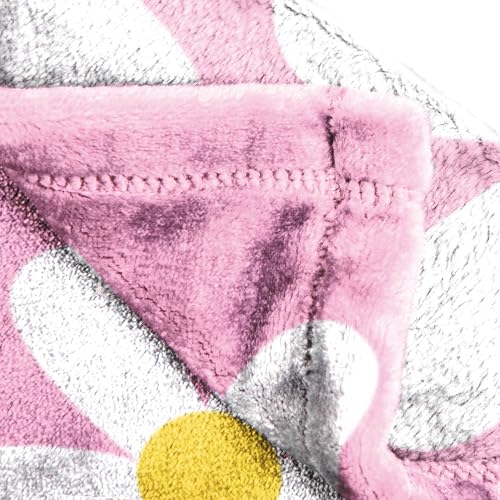 Jay Franco Kids Plush Throw Blanket – Soft & Cozy Fleece Throw for Bedroom & Couch Décor, Official Licensed Product, Pink - Minnie Mouse, 60x90 - Large Blanket - color: Pink - Minnie Mouse, size: 60x90 - Large Blanket