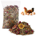 20 oz Chicken Nesting Herbs, 3 Pack Natural Dried Flower Blend for Chicken Coop Bedding, Nest Box Herbs for Egg Laying, Freshening Coop Odor, Hamster Guinea Pig Bunny