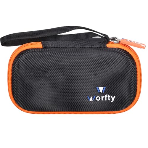 Case for ProtoArc Ergonomic Mouse, Travel Carrying Case Compatible with ProtoArc EM11 NL Bluetooth Rechargeable Wireless Vertical Mouse (Black-Orange) - color: Black-Orange