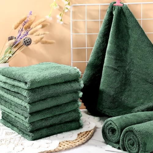 SmoothNovelty 5 Pcs Waterproof Guinea Pig Blankets Washable Small Animal Pee Pad Pet Blanket Sleep Bedding Mats Absorbent Guinea Pig Cage Liner Reusable Pet Sleep Pad(Dark Green,18" X 24",Classic) - color: Dark Green, size: 18" X 24", style: Classic