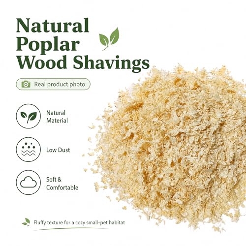 35oz Natural Aspen Wood Pet Bedding – Low Dust, Odor Control & Ultra Absorbent Shavings for Hamsters, Parrots, Guinea Pigs & Small Animals - size: 35oz