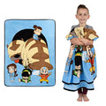 Franco Kids Bedding Soft Plush Micro Raschel Throw, 46 in x 60 in, Avatar The Last Airbender - color: Avatar the Last Airbender, size: 46 in x 60 in
