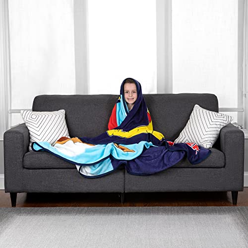 Franco Kids Bedding Super Soft Plush Micro Raschel Blanket, 62 in x 90 in, Pokemon - Design may vary - color: Pokemon - Playing Games, size: 62 in x 90 in