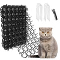 8.5 X 6.5 Inch Scat Mat for Cats with 6 Garden Staples & 6 Ties, 12 Pack Cat Deterrent Mat for Garden Fence & Animal Barrier - size: 12 Pack