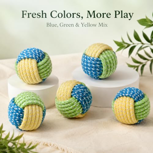No Catnip Cat Toy Balls, 6 Pack Crinkle Chew Toys for Indoor Cats (Lime) - color: Lime