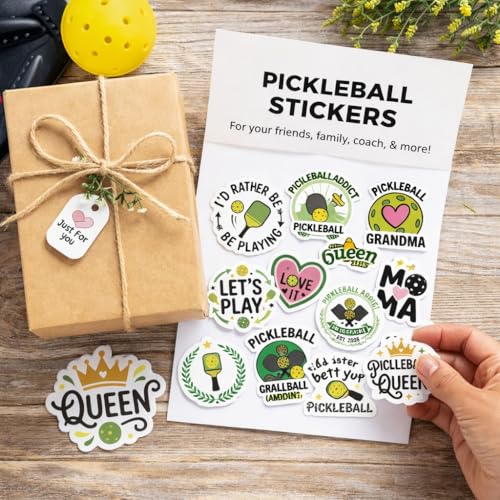 16pcs UV DTF Stickers Pickleball - Crystal Decals with Funny Pickleball Sayings, Waterproof Decals for Tumblers, Water Bottles Pickleball Gifts for Women Birthday Christmas Funny Gift - style: 16pcs Pickleball Cup Stickers