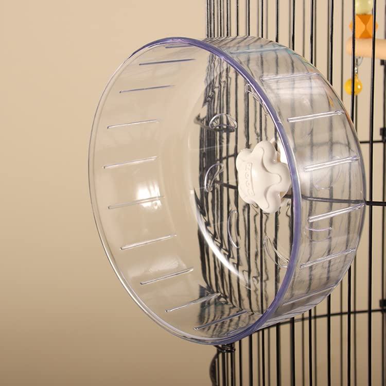 GOLDEAL 6.7Inchs Silent Hamster Wheel, Hamster Toys for Hamster Cage, Super Mute Spinner Exercise Running Wheel for Small Hamsters, Gerbils, or Mice (6.7Inchs) - size: 6.7Inchs