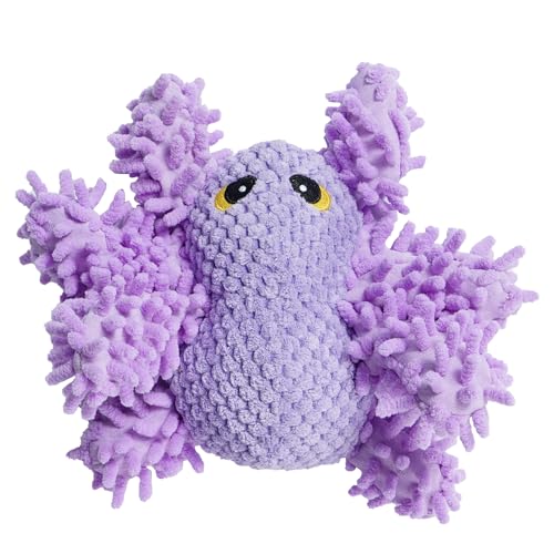 Nocciola Plush Squeaky Dog Toys, Cute Durable Stuffed Crinkle Puppy Pet Chew Toys for Large Medium Small Dogs - Spider - style: Spider