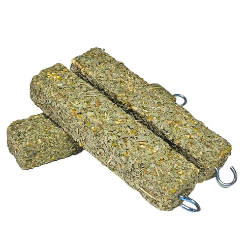 3PCS Sugar Glider Treats,Natural Eucalyptus Chew Sticks - Nutrition Crunch Treat with Egg Vegetables Leaves Oats Honey for Sugar Gliders - size: 2.65 Ounce (Pack of 3)