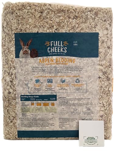 Aspen Bedding All Natural Scent Low Dust 1-41 L | Usable Volume, Complimentary Sticky Note Pad
