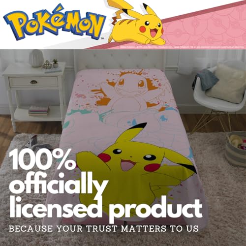 Pokemon Girl Pikachu Kids Bedding Super Soft Cozy Throw Blanket, 62 in x 90 in, (Officially Licensed Product) By Franco Kids - color: Pokemon Girl, size: 62 in x 90 in