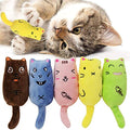 Legendog 5Pcs Catnip Toy, Cat Chew Toy Bite Resistant Catnip Toys for Cats,Catnip Filled Cartoon Mice Cat Teething Chew Toy (Multicolor1) - color: Multicolor1