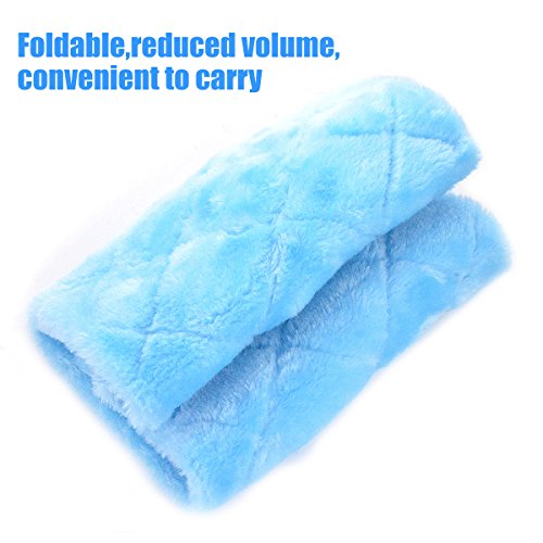 Winter Warm Bird Nest House Shed Hut Hanging Hammock Finch Cage Plush Fluffy Birds Hut Hideaway for Hamster Parrot Macaw Budgies Eclectus Parakeet Cockatiels Cockatoo Lovebird (L, Blue) - color: Blue, size: L