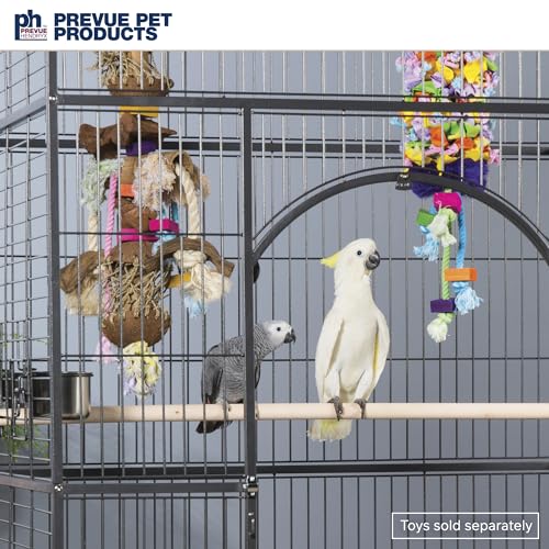 Prevue Pet Products Empire Bird Cage, X-Large, Black Hammertone,46" L x 36" W x 78 1/4" H