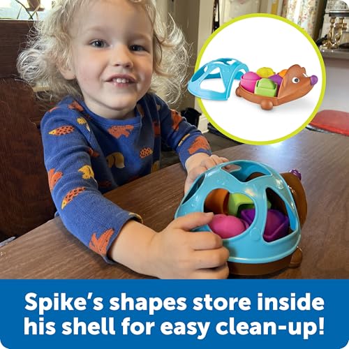 Learning Resources Spike the Fine Motor Hedgehog Poppin' Shapes Sorter, Educational Baby & Toddler Toys, Fine motor, Montessori Must Haves