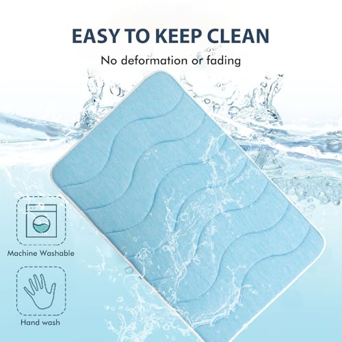 MICROCOSMOS 0.8" Thick Cooling Dog Foam Pad & Summer Pet Sleeping Mat, Machine Washable, Materials Safe, Portable Flat Pet Bed for Dogs.(Grey, 42" x 28") - color: Gray, size: 42"L x 28"W x 0.8"Th