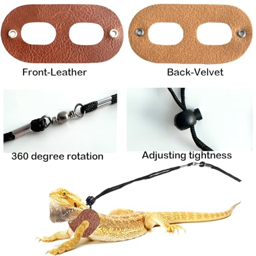 Bearded Dragon Travel Carreir Bag,Guinea Pig Carrier for 2,Reptile Travel Carrier for Lizards Sugar Glider Hedgehog Rat Parrot Birds - color: Black