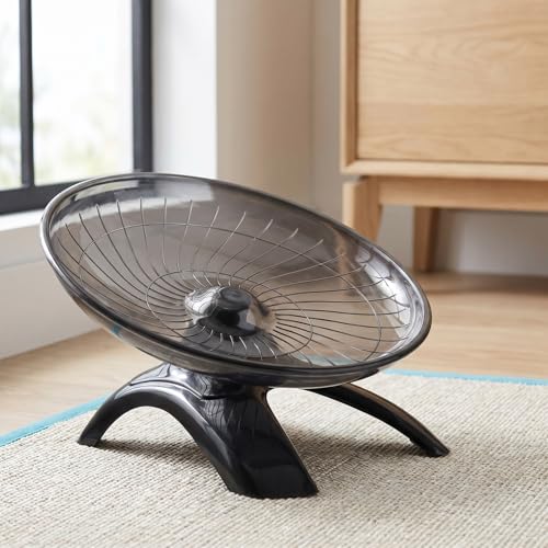 BESPORTBLE Quiet Hamster Running Wheel Silent Exercise Wheel for Hamsters Hedgehogs and Chinchillas 12-Inch Plastic for Small Pets