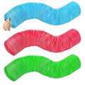 3 Packs Hamster Fun Tunnels, Pet Mouse Plastic Tube, Collapsible Plastic Tunnel, Tube Pet Hideaway, Training Hideout Tunnels for Guinea Pigs, Chinchillas, Rats, Ferrets, Dwarf Rabbits