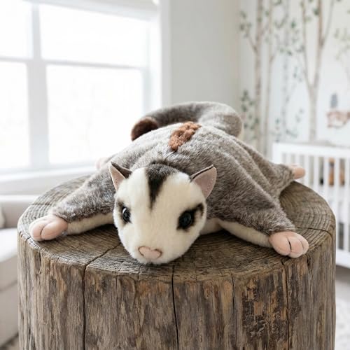 Sugar Glider Plush - Realistic Sugar Glider Stuffed Animal, 8.5 inch Plush Toy, Furry Stuff Gifts for Kids