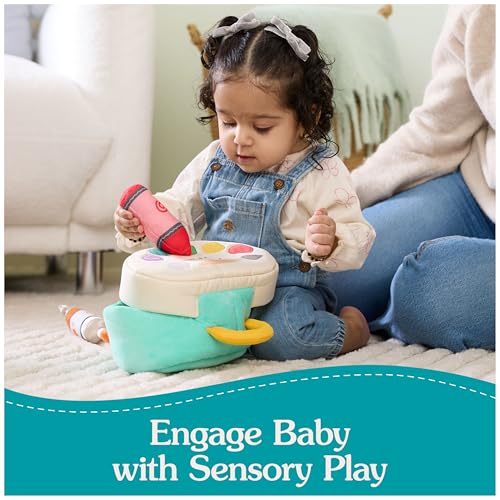 GUND Baby My Little Artist 5-Piece Sensory Plush Toy Playset for Babies | Inspires Imaginative Play and Early Sensory Discovery, Interactive Play Boosts Motor Skills and Auditory/Tactile Development - style: Artist Playset