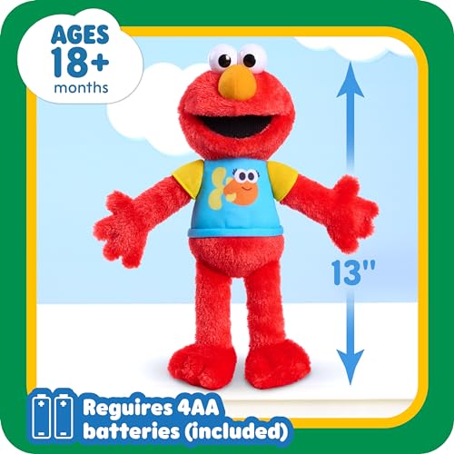 Sesame Street Just Play 13-inch Sing-Along Plush Elmo Stuffed Animal