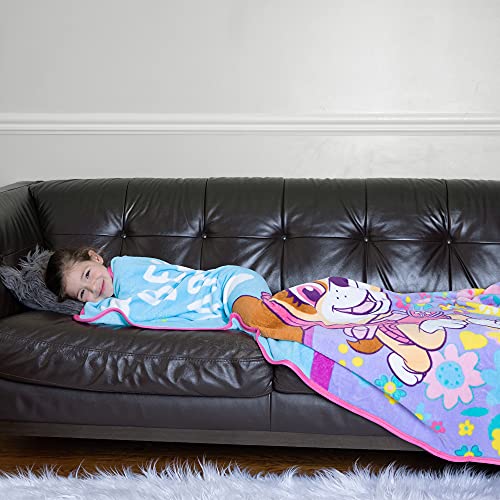 Franco Kids Bedding Super Soft Micro Raschel Throw, 46 in x 60 in, Paw Patrol Skye Girls - color: Paw Patrol Girls, size: 46 in x 60 in