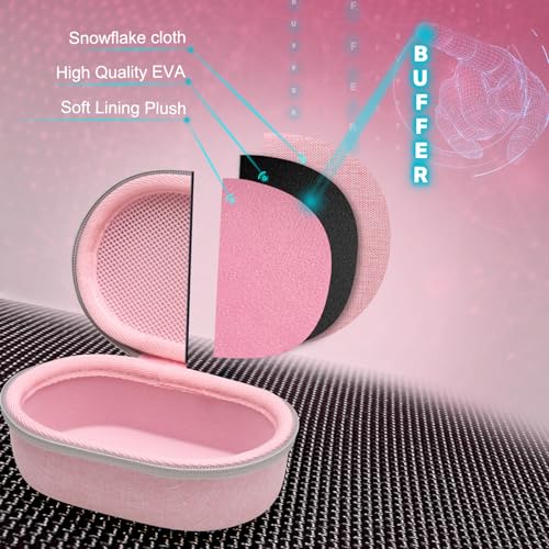XANAD Mouse Case for Logitech/Razer/Apple/HP Mouses,for Logitech G502 / G305 / G502 Hero / G502 X Plus / G502 X/G PRO/G PRO X or Razer Deathadder V2 X / V2 Pro / V3 & Viper V2 Pro / V3 Mouse(Pink) - color: Pink