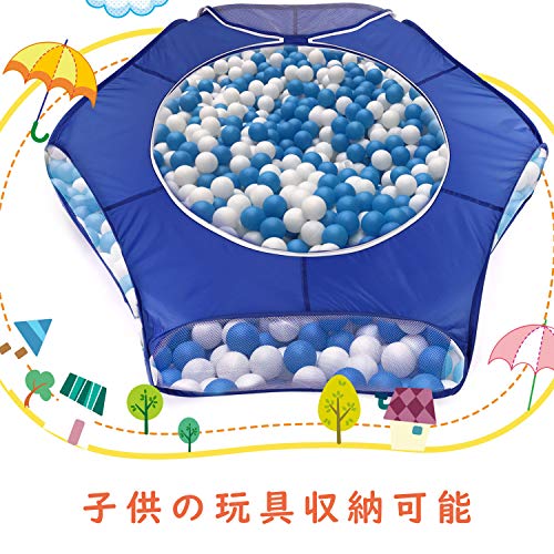 Pawaboo Small Animals Playpen, Waterproof Small Pet Cage Tent with Large Breathable Cover, Portable Outdoor Yard Fence for Chick/Kitten/Puppy/Guinea Pig/Rabbits/Hamster/Chinchillas, Indigo - color: Indigo