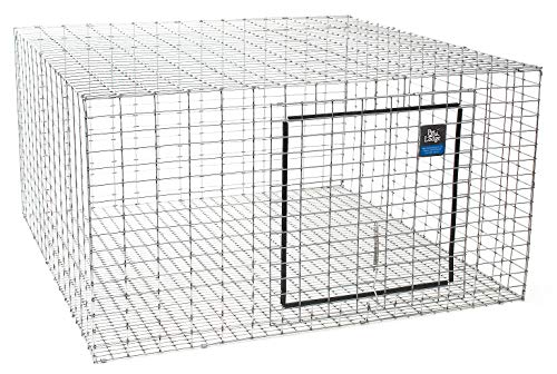 Pet Lodge® Wire Rabbit Hutch | Rust Resistant Galvanized Wire Mesh | Easy to Assemble Stackable Rabbit Cage | Made in USA | 24 X 24