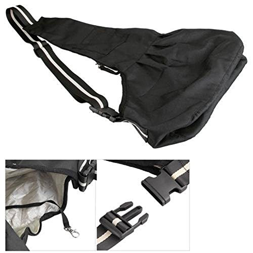 Pet Dog Puppy Cat Carrier Bag Oxford Cloth Sling Dog Doggy Cat Carrier Single Shoulder Bag-Large,Black - color: Black, size: Large