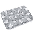 Small Animal Bed Mat, Soft & Warm, Suitable for Guinea Pig, Hamster, Rabbit, Rat and Bearded Dragon (X-Large(13.3''x9.4''), Star Grey) - color: Star Grey, size: X-Large(13.3''x9.4'')