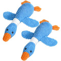 Vitscan 2 Pack Goose Tough Dog Toys for Aggressive Chewers Duck Toys | Durable Squeaky Dog Toys for Small Medium Large Dogs, Plush Interactive Indestructible Dog Toys to Keep Them Busy, Pet Toys - color: Blue 2pack goose