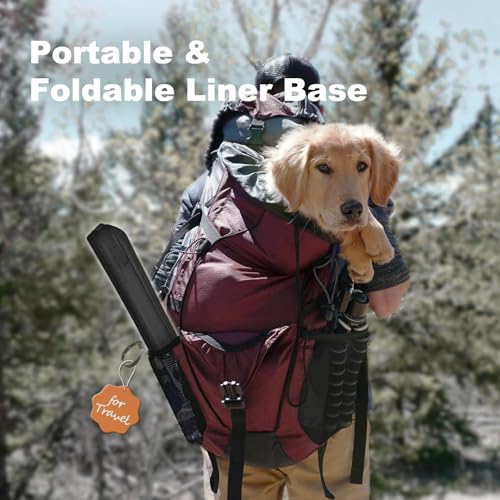 HQ4US 4LEGS Large Portable Dog Pee Pads Foldable Liner Base 33''x23'' Training Pad Holder with Fixing Clips, Waterproof, Easy Clean, Indoor Dog Potty - size: L 33'' x 23'' for Dog＜ 28" Length