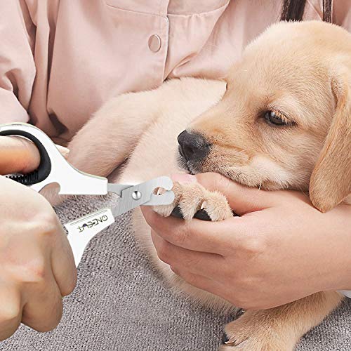 Pet Nail Clippers, Update Version Cat & Kitten Claw Nail Clippers for Trimming, Professional Pet Nail Clippers Best for a Cat, Puppy,Rabbit, Kitten & Small Dog,Sharp & Safe (Black) - color: Black