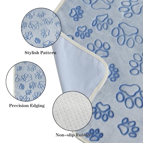 Reusable Puppy Pads, Washable Pee Pads, Leakproof 23"x 36" 2 Pack | High Absorbency Dog Training Pads, Wee Wee Pads With Waterproof Non-Slip Base For Indoor Potty, Crates, Playpen & Senior Dogs - size: 23x36(pack of 2)-Gray