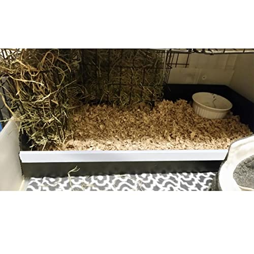 Guinea Pig Litter Box for All C&C and Midwest Cages,Guinea Pig Bedding Litter Box,Guinea Pig Kitchen Area Keep The Guinea Pig Cage Clean and Tidy. (Black, C&C 1X2) - color: Black, size: C&C 1X2