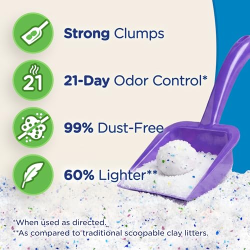 Ultra by Cat's Pride Clumping Micro Crystals Litter, Fragrance Free, 5lb - size: 5 Pound