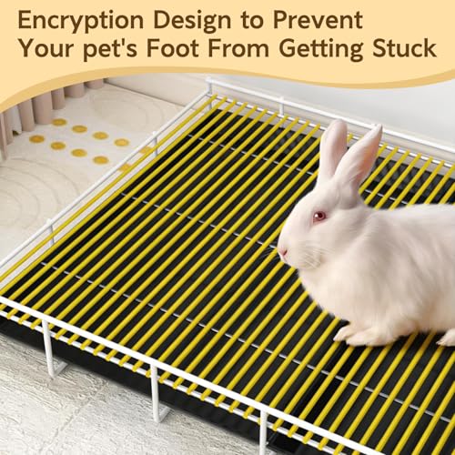 Small Animal Cage Indoor, Hamster Cage with Water Bottle & Food Bowl & Washable Small Nest, Guinea Pig Cage for Ferret, Chinchilla, Bunny, Kitten, Hedgehog, Squirrel, Rat, Rabbit