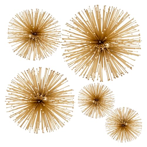 Modern Day Accents 5050 Pilluelo Urchin Large Gold Sphere, 10" D - color: Gold, size: Large