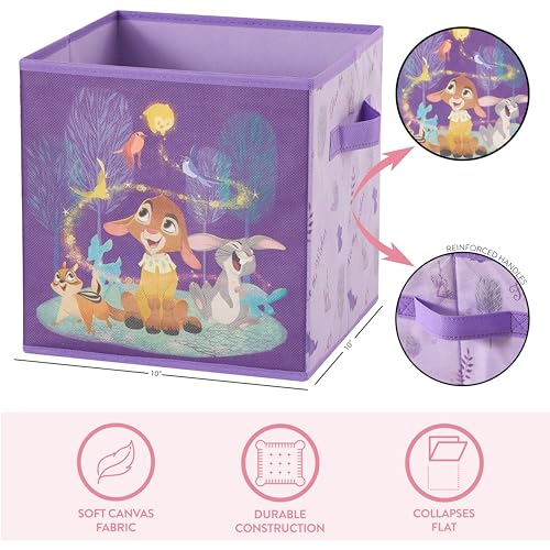 Disney Wish Set of Two Spacious Collapsible Storage Cubes, 10"x10" - color: Wish
