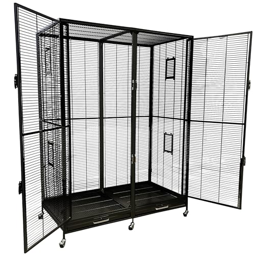 Exotic Nutrition Borneo Small Animal Cage - for Sugar Gliders, Squirrels, Marmosets & Other Small Pets (Cage) - size: Cage