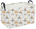 Sanjiaofeng Rectangular Kids Basket Bear Storage Bins,Cute Storage Basket with Handles.Clothers,Books,Kid's Gifts Bins. (Airplane Bear) - color: Airplane Bear