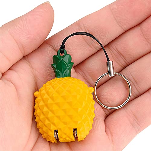 1Pc Yellow Cartoon Mini Foldable Nail Clippers, Creative Strawberry Panda Tiger Nail Cutter Stainless Steel Nail and Toenail Clippers with Keychain Fingernail and Toenail Clippers