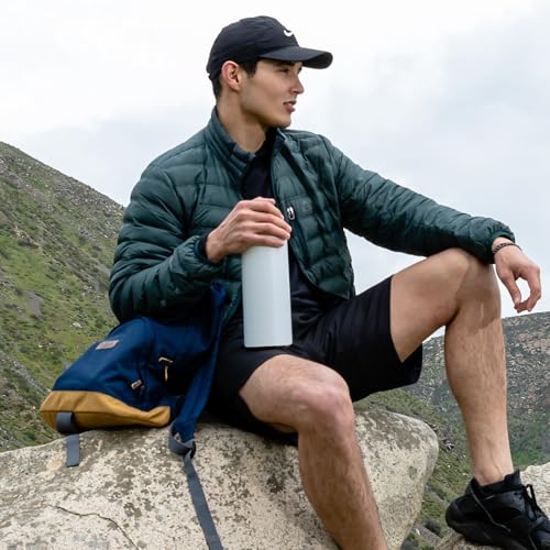 LaserGram Personalized 20oz Water Bottle, Tree Frog (Camo Green) | Engraved Gift, Vacuum Insulated Stainless Steel, Flip-Top Straw Lid, Laser Engraved With Your Name - color: Camo Green, size: 20 Ounces