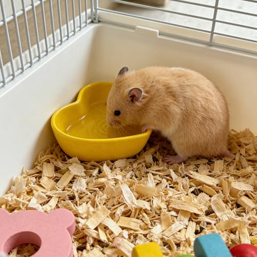 Hamster Food Bowl,Hamster Cage Accessories,Hamster Water Food Pet Bowls