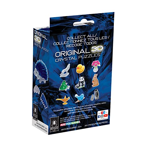 BePuzzled | Hedgehog Standard Original 3D Crystal Puzzle, Ages 12 and Up - color: Hedgehog