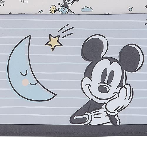 Lambs & Ivy Disney Baby Moonlight Mickey Mouse 3-Piece Nursery Crib Bedding Set - color: Moonlight Mickey