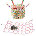Rat Climbing Net Toy for Cage, Rat Hammock, Rat Hanging Bed, Sugar Glider Cage Accessories